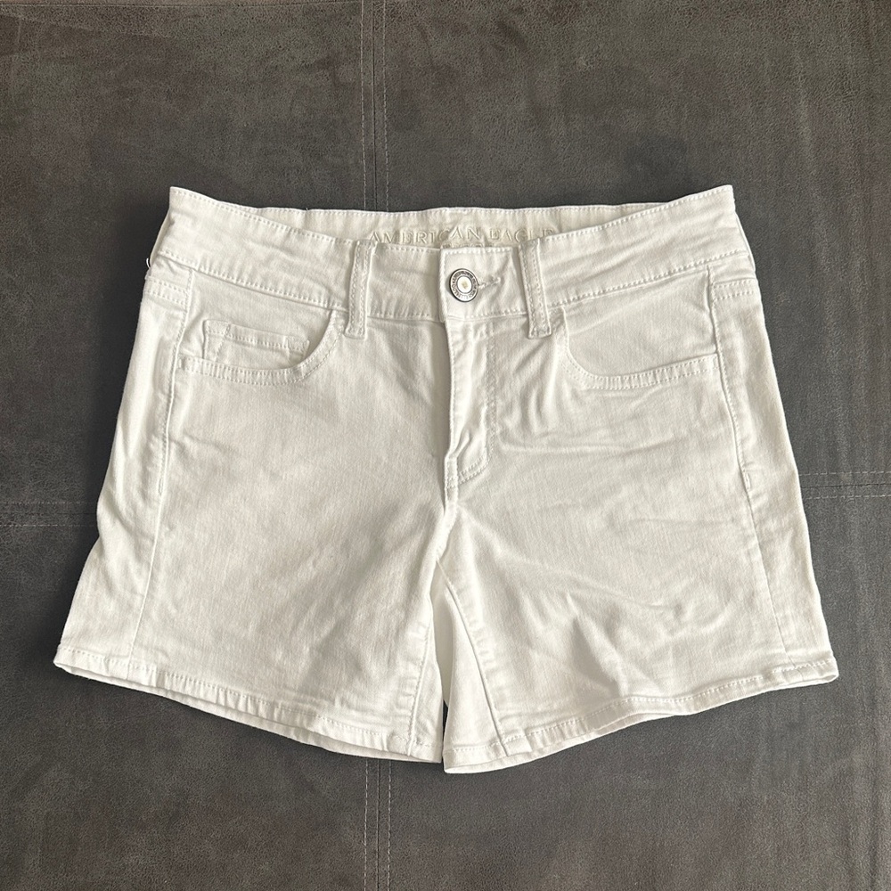 American Eagle Outfitters White Jean Shorts